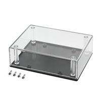 Serpac - 032C,BK - BOX PLSTC BLK/CLR 4.38"LX3.25"W