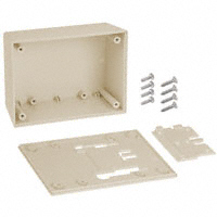 Serpac - 033W,AL - BOX ABS ALMOND 4.38"L X 3.25"W