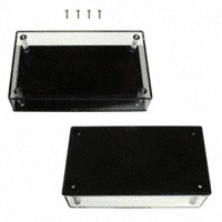 Serpac - 052C,BK - BOX PLSTC BLK/CLR 5.62"LX3.25"W