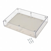 Serpac - 072C,AL - BOX PLSTC AMD/CL 6.88"L X 4.88"W