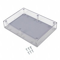 Serpac - 072C,GY - BOX PLSTC GRAY/CLR 6.88"LX4.88"W