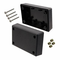 Serpac - 111R,BK - BOX ABS BLACK 3.6"L X 2.25"W