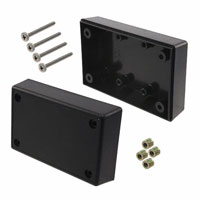 Serpac - 111RI,BK - BOX ABS BLACK 3.6"L X 2.25"W