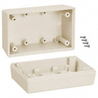 Serpac - 112,AL - BOX ABS ALMOND 3.6"L X 2.25"W