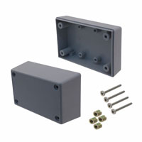 Serpac - 112RI,GY - BOX ABS GRAY 3.6"L X 2.25"W