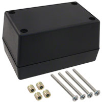 Serpac - 112RI,BK - BOX ABS BLACK 3.6"L X 2.25"W