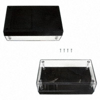 Serpac - 152C,BK - BOX PLSTC BLK/CLR 5.62"LX3.25"W