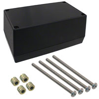 Serpac - 153RI,BK - BOX ABS BLACK 5.62"L X 3.25"W