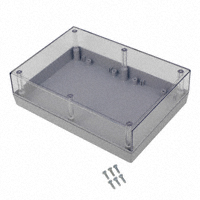 Serpac - 172C,GY - BOX PLSTC GRAY/CLR 6.88"LX4.88"W