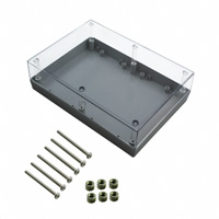 Serpac - 172RC,GY - BOX PLSTC GRAY/CLR 6.88"LX4.88"W