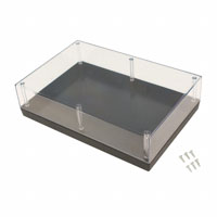 Serpac - 193C,BK - BOX PLSTC BLACK/CLR 9.5"LX6.34"W