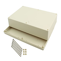 Serpac - 194R,AL - BOX ABS ALMOND 9.5"L X 6.34"W