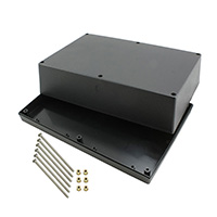 Serpac - 194R,BK - BOX ABS BLACK 9.5"L X 6.34"W