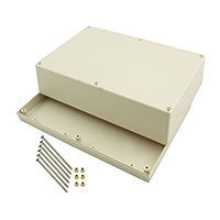 Serpac - 194RI,AL - BOX ABS ALMOND 9.5"L X 6.34"W