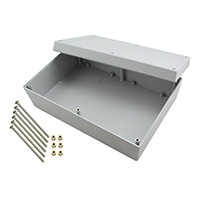 Serpac - 194RI,GY - BOX ABS GRAY 9.5"L X 6.34"W