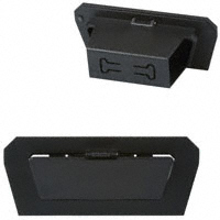 Serpac - 2011,BK - BOX END PANEL BLK A27 9V SERIES