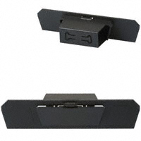 Serpac - 2021,BK - BOX END PANEL BLK A41 9V SERIES