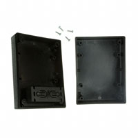 Serpac - 231IEMI,BK - BOX ABS BLACK 4.38"L X 3.25"W