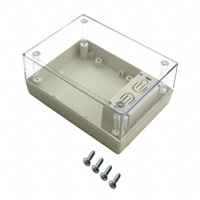 Serpac - 232C,AL - BOX PLSTC AMD/CL 4.38"L X 3.25"W