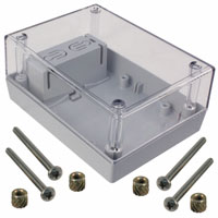 Serpac - 232RC,GY - BOX PLSTC GRAY/CLR 4.38"LX3.25"W