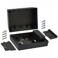 Serpac - 233W,BK - BOX ABS BLACK 4.38"L X 3.25"W