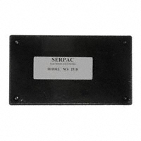 Serpac - 251R,BK - BOX ABS BLACK 5.62"L X 3.25"W