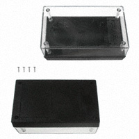 Serpac - 252C,BK - BOX PLSTC BLK/CLR 5.62"LX3.25"W