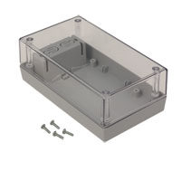 Serpac - 252C,GY - BOX PLSTC GRAY/CLR 5.62"LX3.25"W