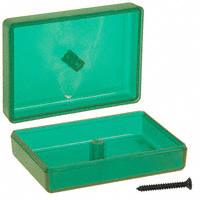 Serpac - C6,TRGR - BOX ABS TRN GRN 2.26"L X 1.61"W