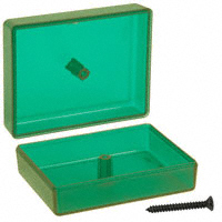 Serpac - C8,TRGR - BOX ABS TRN GREEN 2.4"L X 1.85"W
