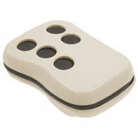 Serpac - CA10B5,AL - KEY FOB ABS ALMOND 3.4"LX2.56"W