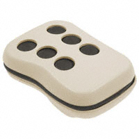 Serpac - CA10B6,AL - KEY FOB ABS ALMOND 3.4"LX2.56"W