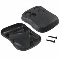 Serpac - CA10B4,BK - KEY FOB ABS BLACK 3.4"L X 2.56"W