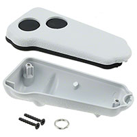 Serpac - CA6B2,GY - KEY FOB ABS GRAY 3.05"L X 1.51"W