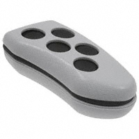 Serpac - CA8B5,GY - KEY FOB ABS GRAY 3.32"L X 1.87"W