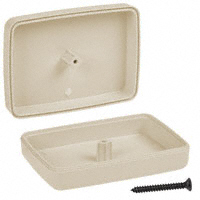 Serpac - CH6,AL - BOX ABS ALMOND 2.39"L X 1.74"W