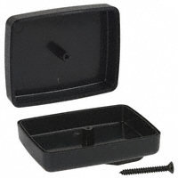 Serpac - CH8PC,BK - BOX ABS BLACK 2.58"L X 2.02"W