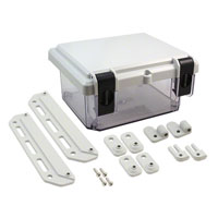 Serpac - I342HL,TGBC - BOX PLSTC CLR/GRY 11.75" X 9.98"