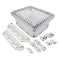 Serpac - I342S,TCBC - BOX PLSTC CLEAR 11.75"L X 9.98"W