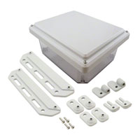 Serpac - I342S,TGBC - BOX PLSTC CLR/GRY 11.75" X 9.98"