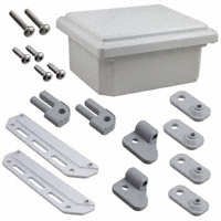 Serpac - I342S,TGBG - BOX PLSTC GRAY 11.75"L X 9.98"W