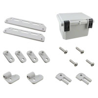 Serpac - I352HL,TGBG - BOX PLSTC GRAY 11.71"L X 10.21"W