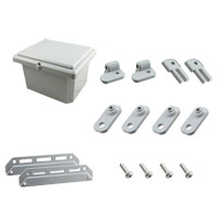 Serpac - I352HS,TGBG - BOX PLSTC GRAY 11.71"L X 9.98"W