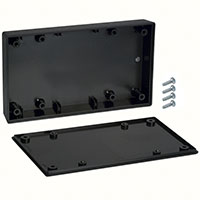Serpac - 051,BK-BULK - BOX ABS BLACK 5.62"L X 3.25"W