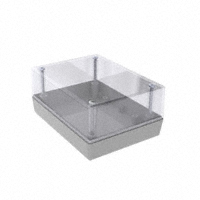 Serpac - 132RC,GY - BOX PLSTC GRAY/CLR 4.38"LX3.25"W