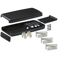 Serpac - H754AA,PC,BK - BOX ABS BLACK 7.2"L X 3.65"W