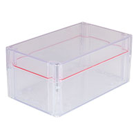 Serpac - RB63-1TC1BC - BOX PLASTIC CLEAR 6.3"L X 3.15"W