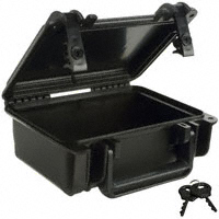 Serpac - SE120PL,BK - CASE PLSTC BLACK 8.7"L X 7.45"W