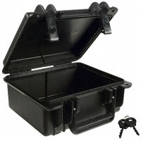 Serpac - SE300PL,BK - CASE PLSTC BLK 10.79"L X 9.76"W