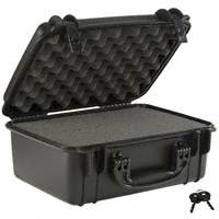 Serpac - SE520FPL,BK - CASE PLSTC BLK 14.85"L X 12.15"W